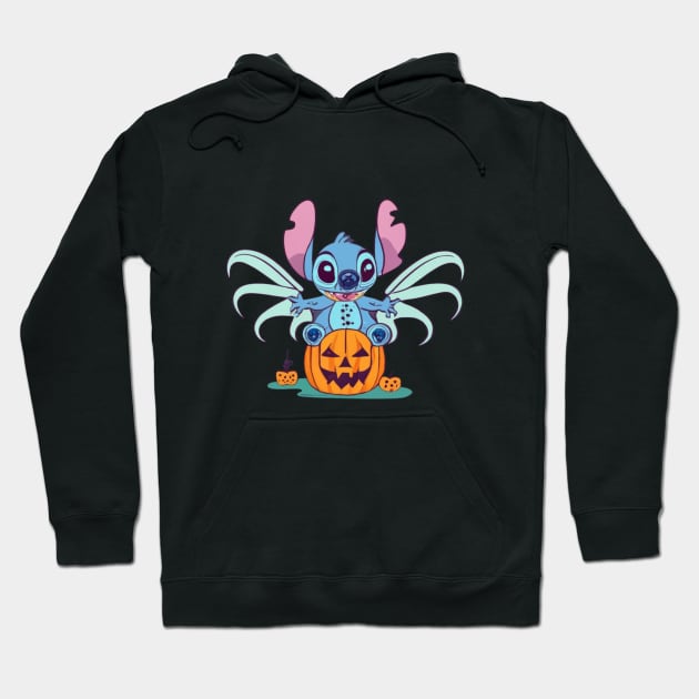 Halloween Stitch Hoodie by BukovskyART